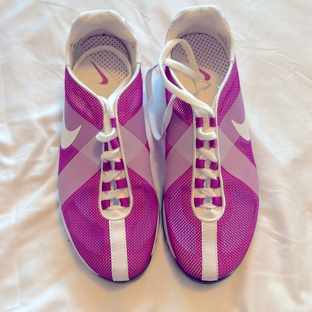 Nike Hyperfuse Lunar Womens Lightweight Mesh Golf Shoes Purple 483325-500 Sz 6.5